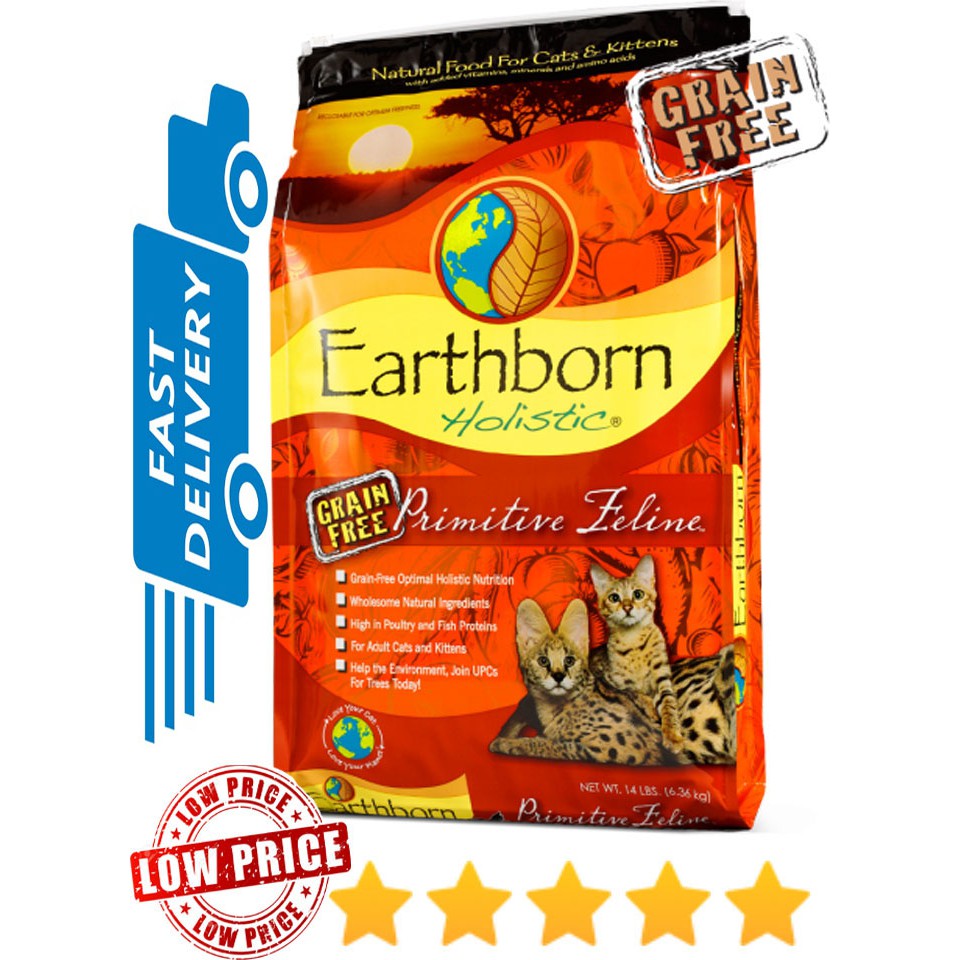 Earthborn Holistic Grain Free Primitive Feline 2KG Shopee Malaysia