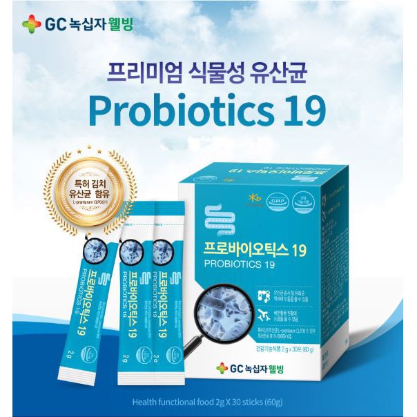 Korea GC Probiotics 19 Kimchi lactobacillus 2g x 30 sticks (Multi