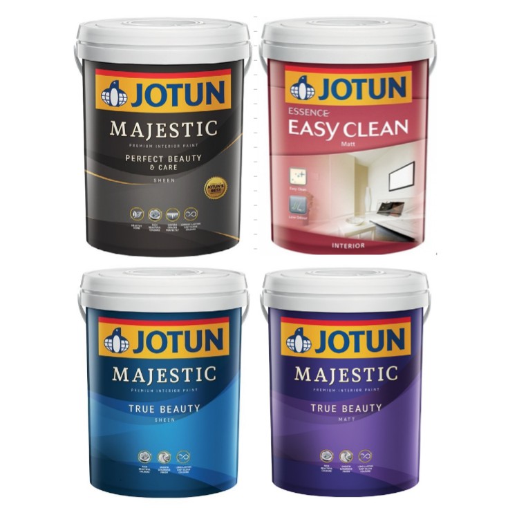 JOTUN MAJESTIC INTERIOR PAINT 5-LITER (GREY COLOUR SERIES) | Shopee ...