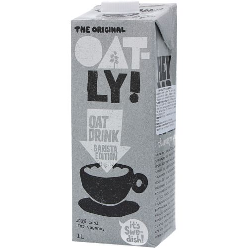Oatly Organic Oat Dairy Free Milk Barista Edition Gluten Free Milk 1Liter Shopee Malaysia