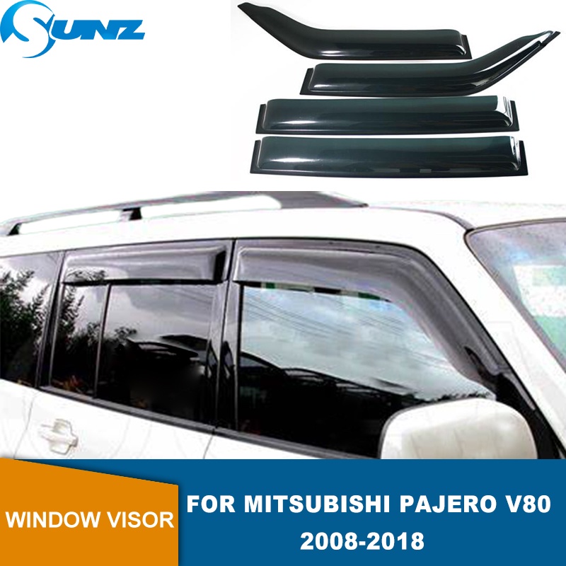 Side Window Visor For Mitsubishi Montero Pajero V80 2008-2018 Weather ...