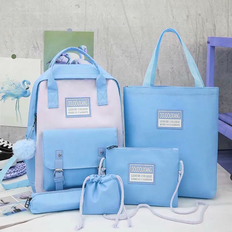 BFS AFGAN_5 IN 1 fashion backpack/backpack | Shopee Malaysia