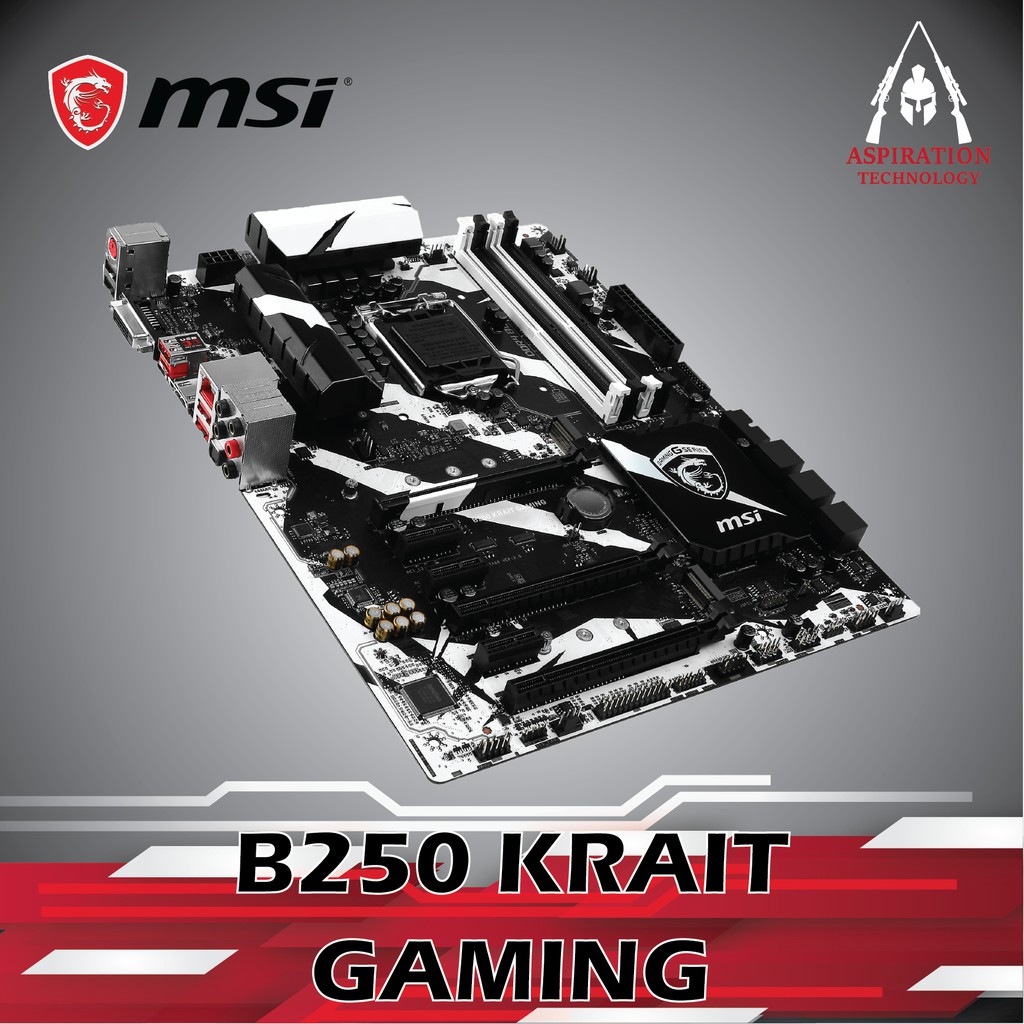 MSI B250 KRAIT GAMING MAINBOARD | Shopee Malaysia