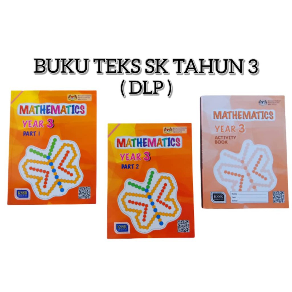 BUKU TEKS & BUKU AKTIVITI TAHUN 3 MATHEMATICS (DLP) | Shopee Malaysia