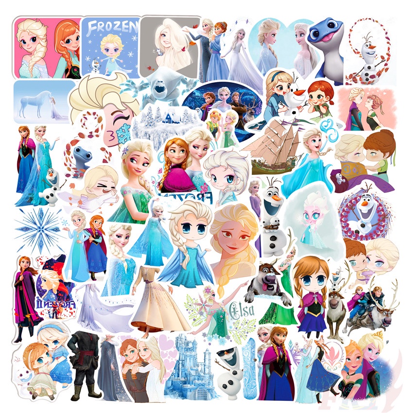 Frozen Series 06 Disney Princess Anna Elsa Stickers 50Pcs/Set