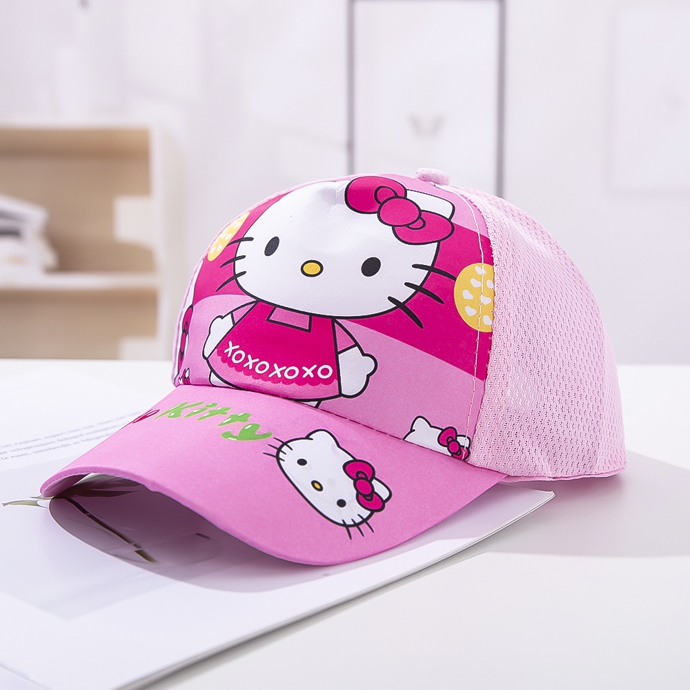 Topi Budak Lelaki Perempuan Kids Cap Spiderman Paw Patrol Hello Kitty 