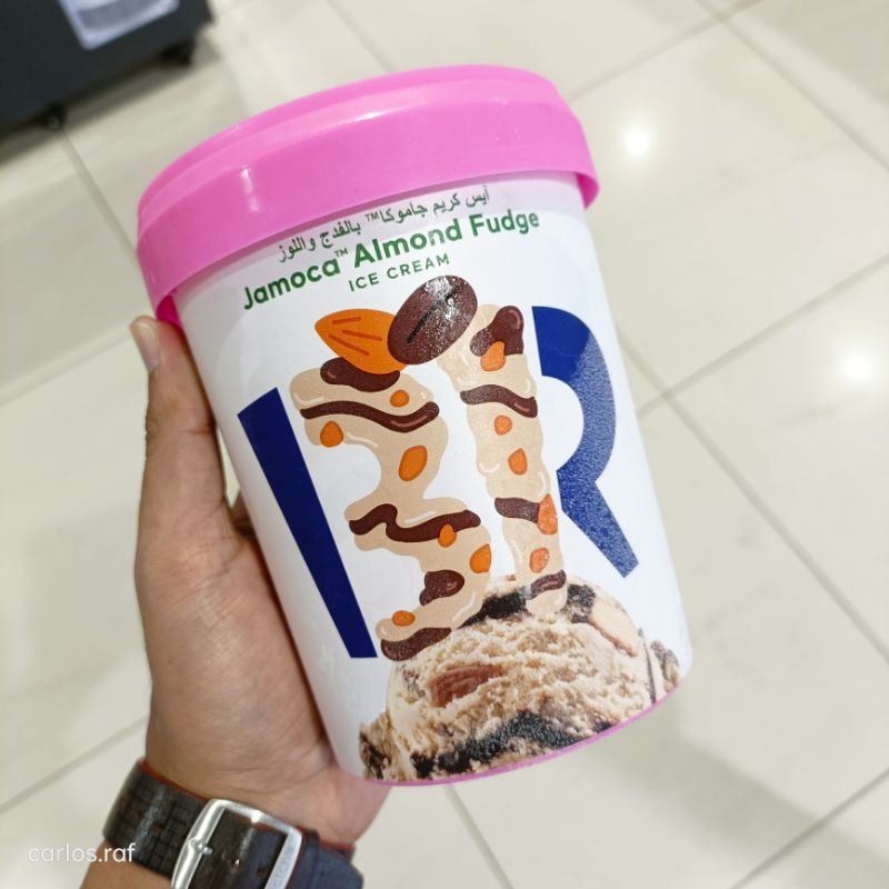 [Halal] Baskin Robbins Pint Ice Cream (500ml/1Liter) Pralines/Cotton