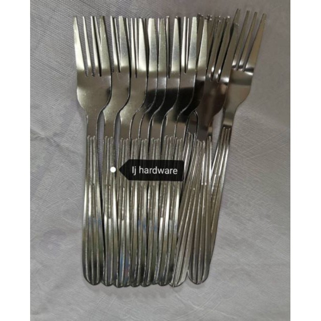 ☊sudu Dan Garpu 12 Pcs Tahan Karat Tebalspoon And Fork 12pcs Anti Rust Shopee Malaysia 9797