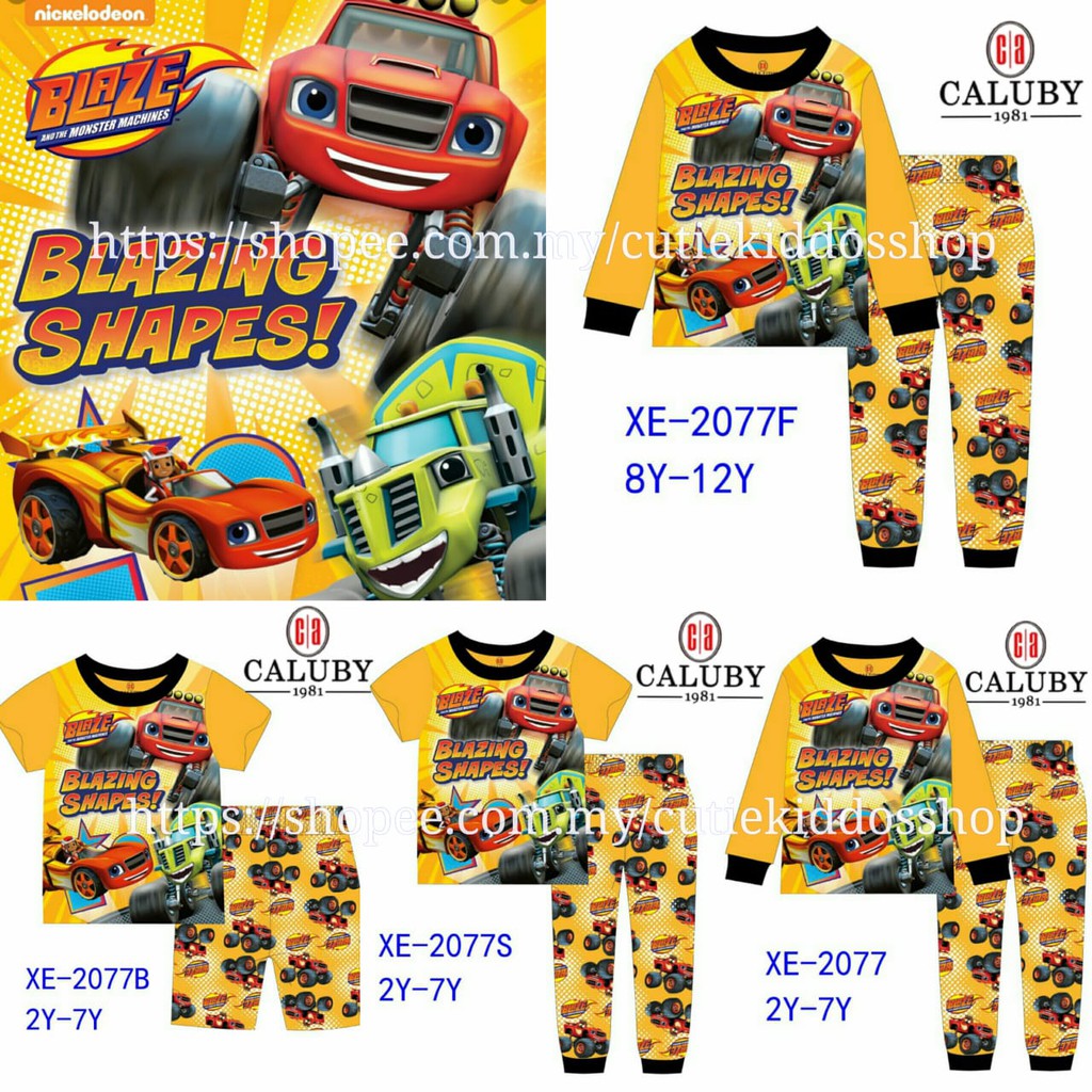 Blaze monster machine pajamas hotsell