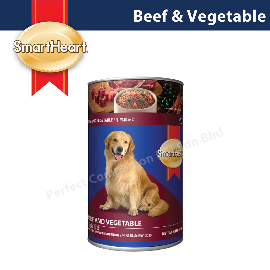 SmartHeart Dog Canned Beef & Vegetable (400g) Shopee Malaysia