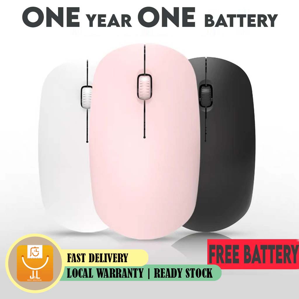 [READY STOCK]M108 Wireless Mouse | USB 2.4G | Rechargeable | Portable ...