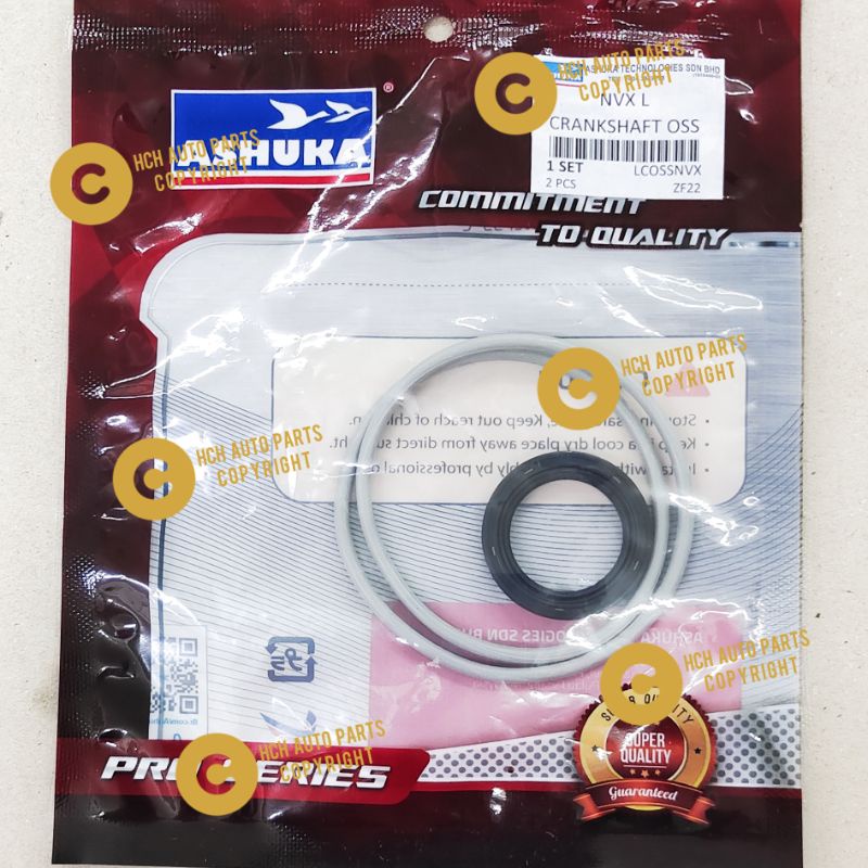 CRANKSHAFT OIL SEAL SET L YAMAHA NVX 155/ N MAX/ NOUVO LC/ EGO