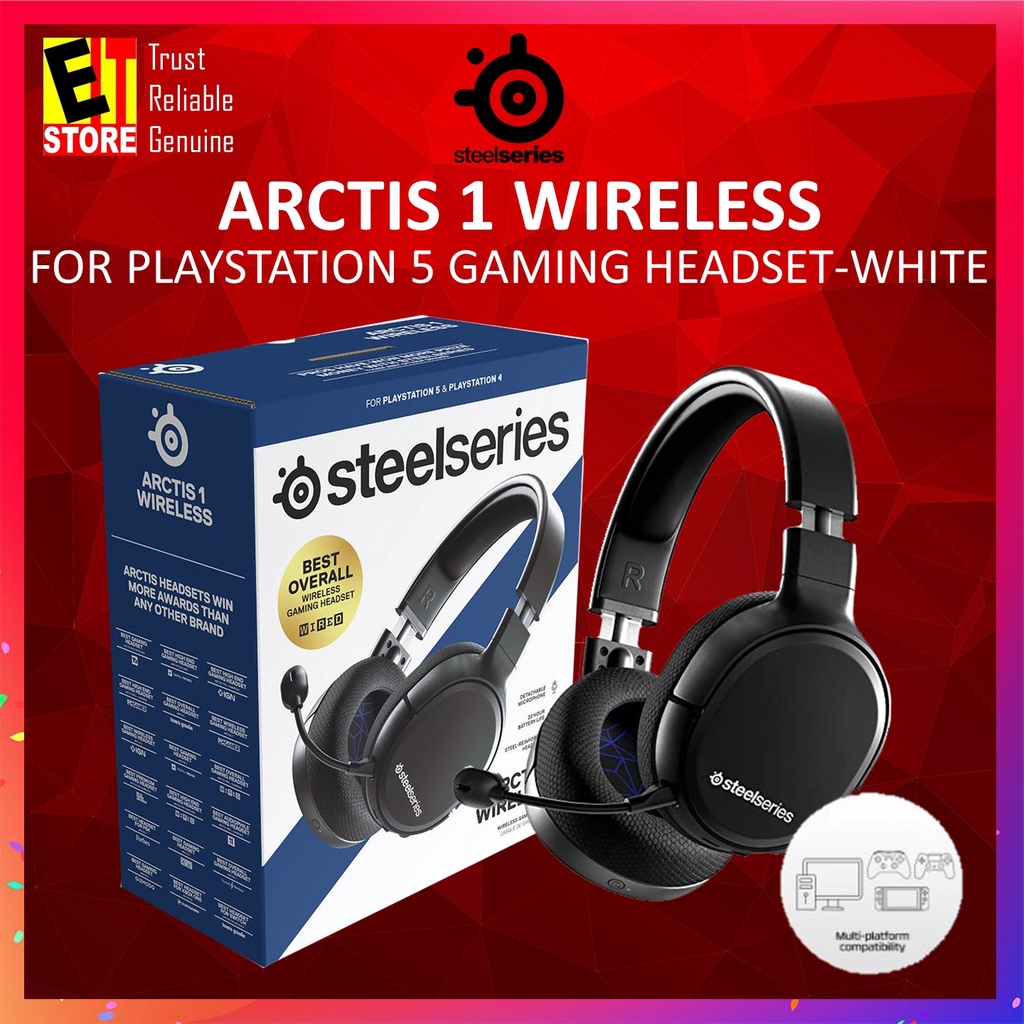 SteelSeries Arctis 1 Wireless Gaming Headset for Playstation – USB-C  Wireless