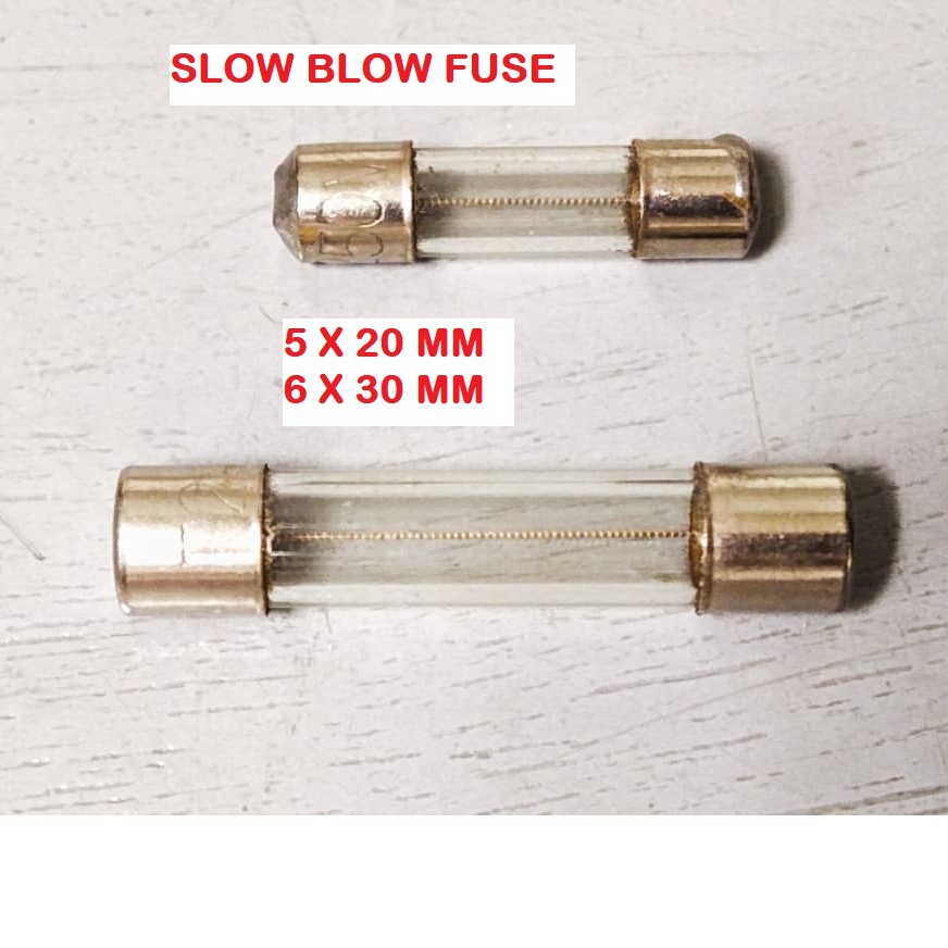 [5 PCS PACK]SLOW BLOW FUSE 5 X 20MM & 6 X 30MM 2A/ 3A | Shopee Malaysia