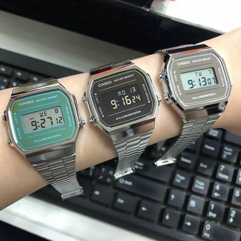 Casio a168 mirror hotsell