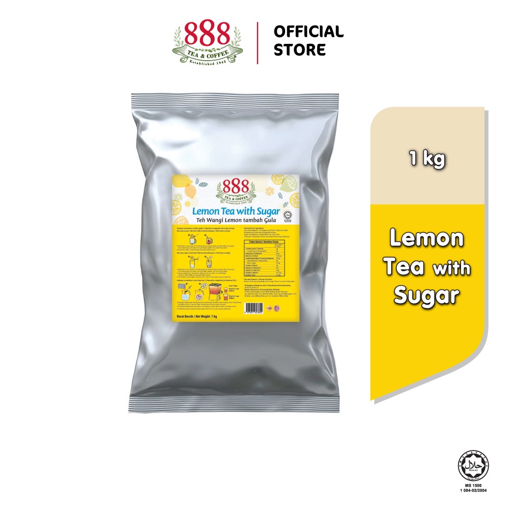 888 3 In 1 Lemon Tea with Sugar Powder (1Kg) | Shopee Malaysia