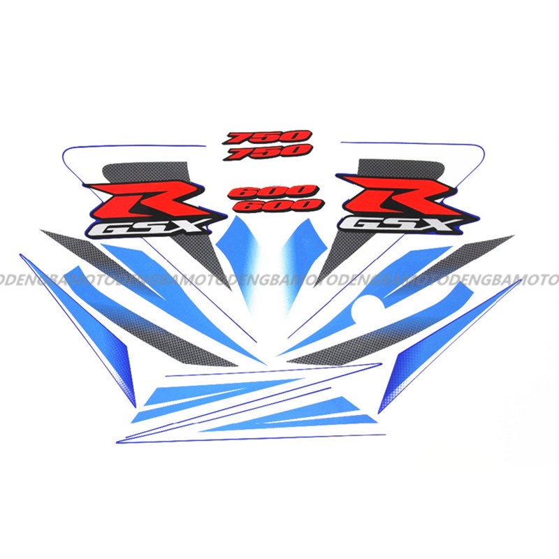 Suzuki GSXR600 GSXR750 K6 2006 2007 Gsxr 600 750 Fairng Sticker High ...