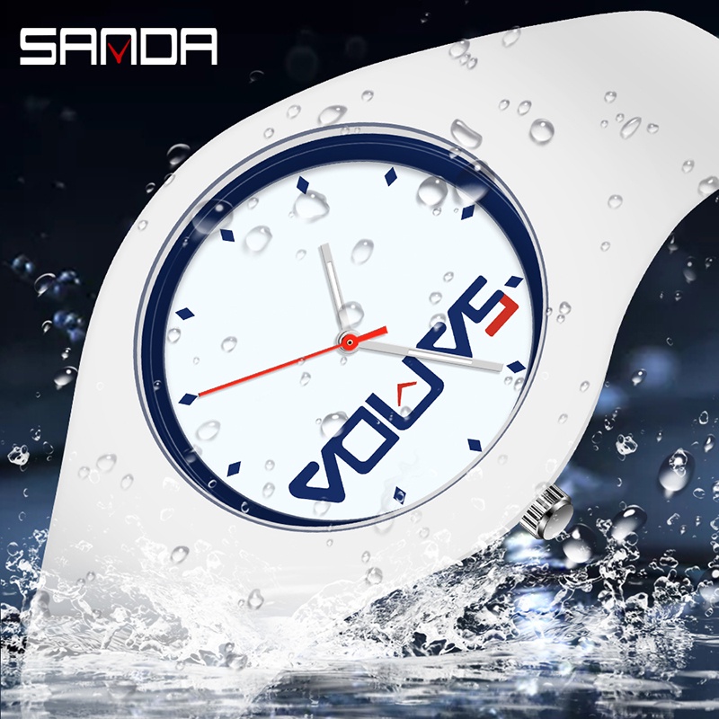 Women's silicone waterproof on sale watches