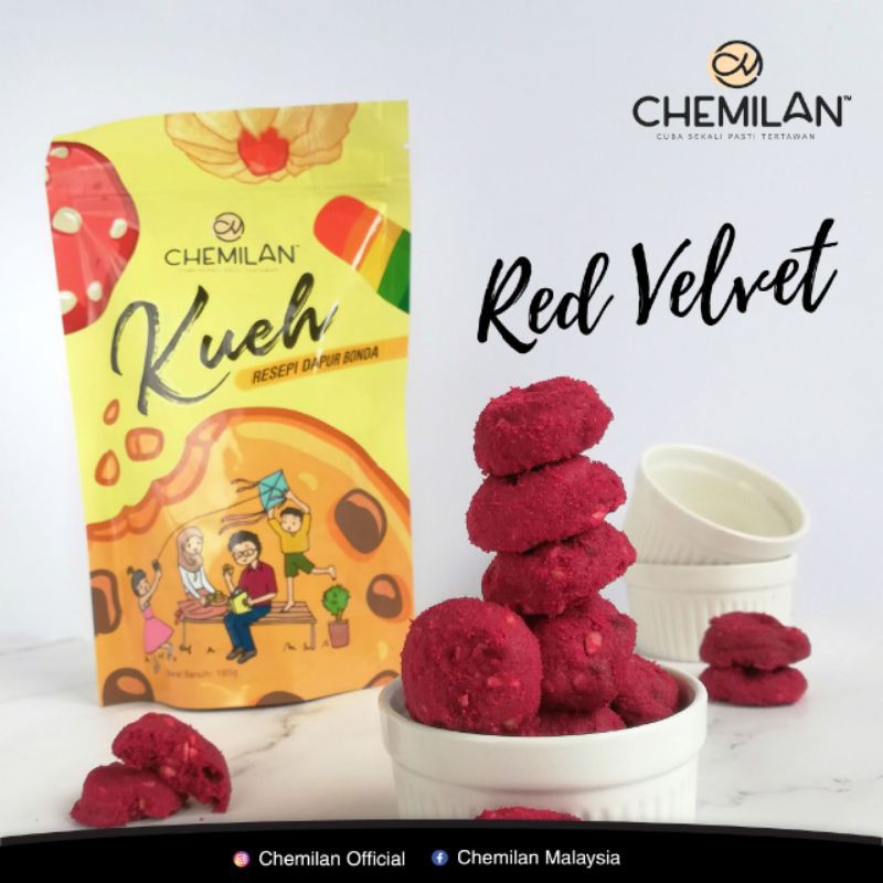 Chemilan Kueh Red Velvet (Biskut Rangup) | Shopee Malaysia