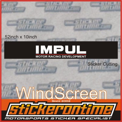 Sticker Windscreen Nissan Impul Skyline GTR Almera Sentra Latio Sport ...