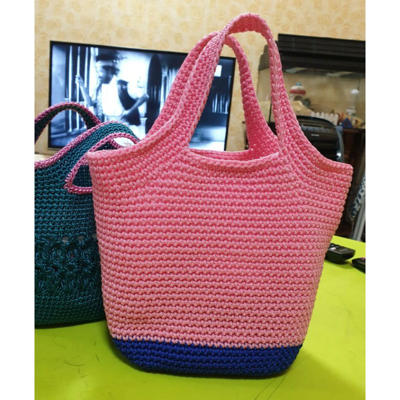 Cara mengait beg tangan sales