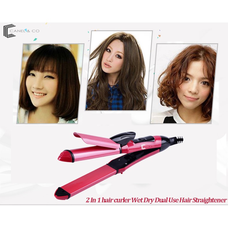 CANEL&CO [2in1] Rambut Kerinting & Pelurus Hair Curler & Straightening