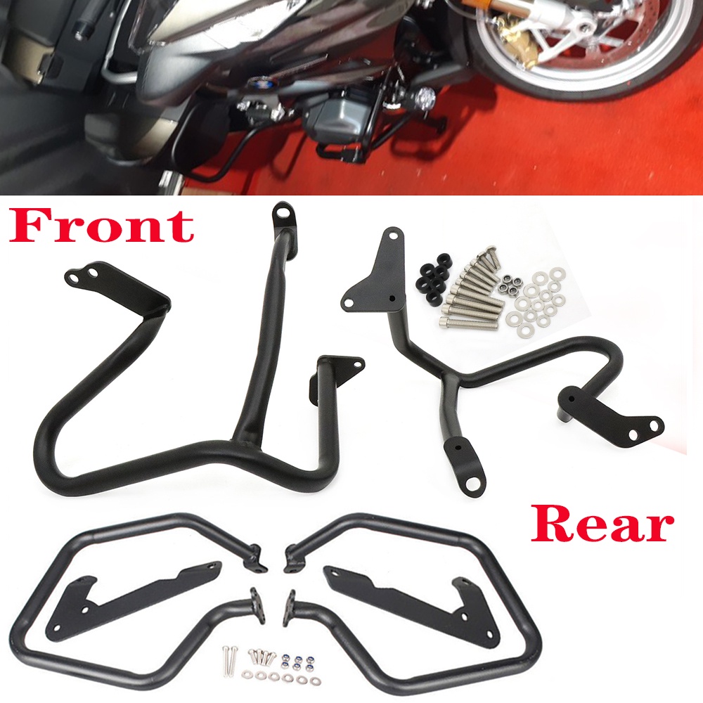 Motorcycle Highway Front&Rear Engine Guard Bumpers Crash Bar Stunt Cage