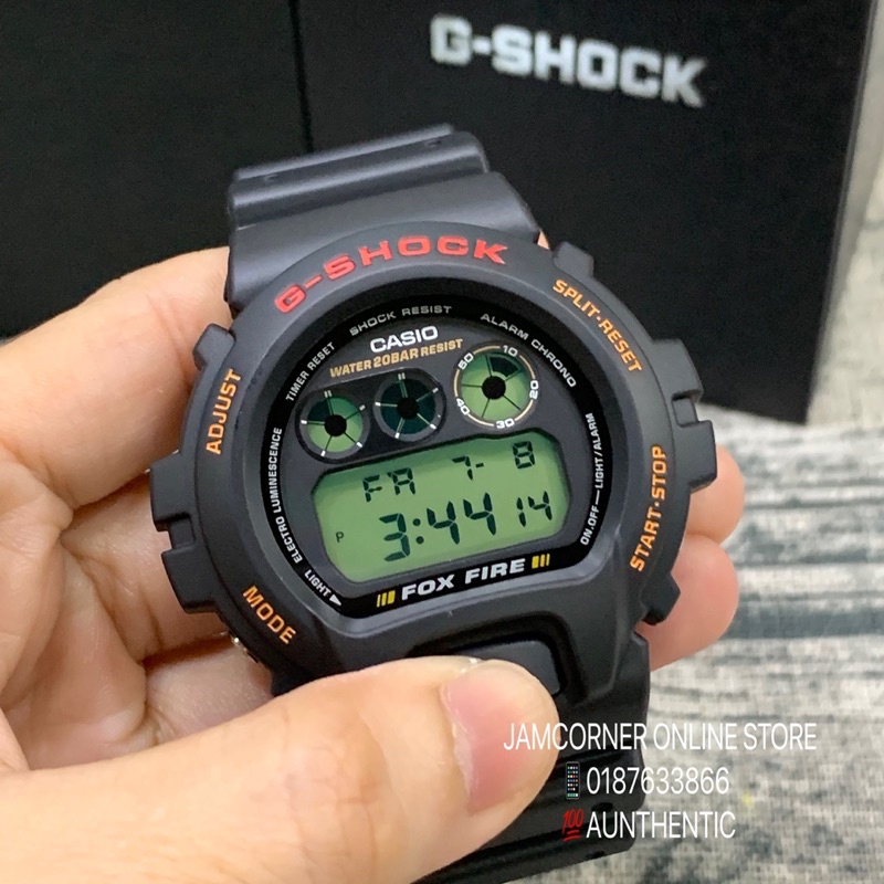 JAPAN SET 100% ORIGINAL CASIO G-SHOCK FIRE FOX DW-6900B-9 / DW