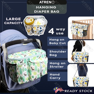 Stroller Hanging Bag Organizer Diaper Bag Baby Cot Storage Bag