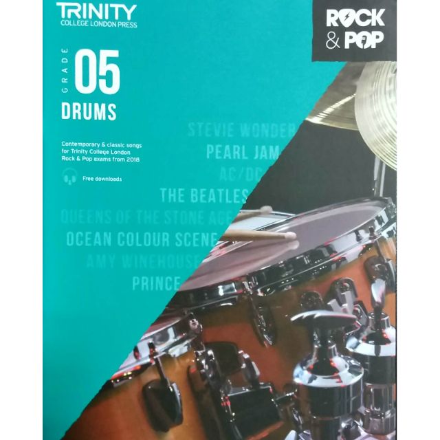 Trinity Rock & Pop Exams: Drums Grade 2 Con CD Audio - Libro Spartiti Per Batteria