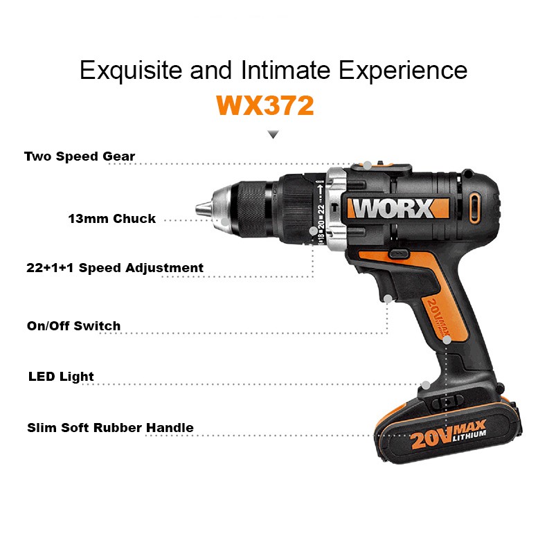 Worx wx372 hotsell