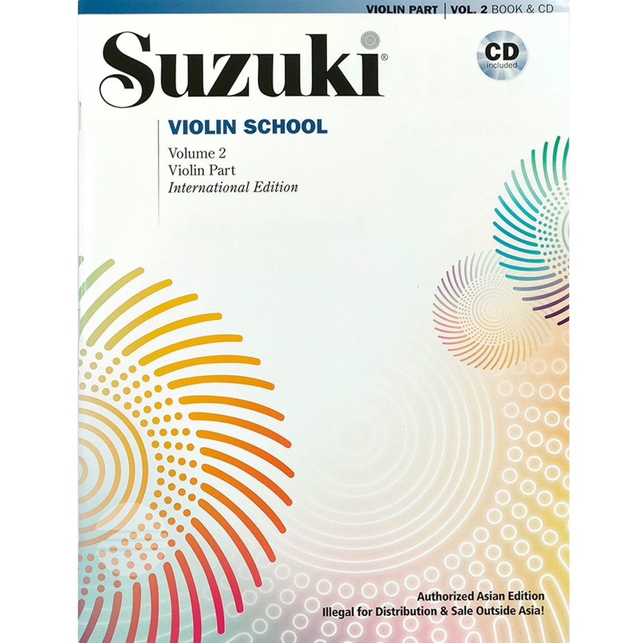 Suzuki Violin School Volume 2 + CD (International Edition) | Shopee ...