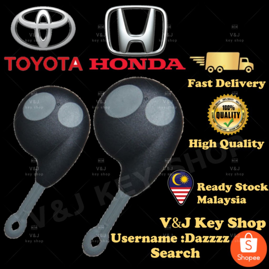 Toyota/Honda/isuzu Car Alarm Remote Cover Cobra Case Shell Shopee