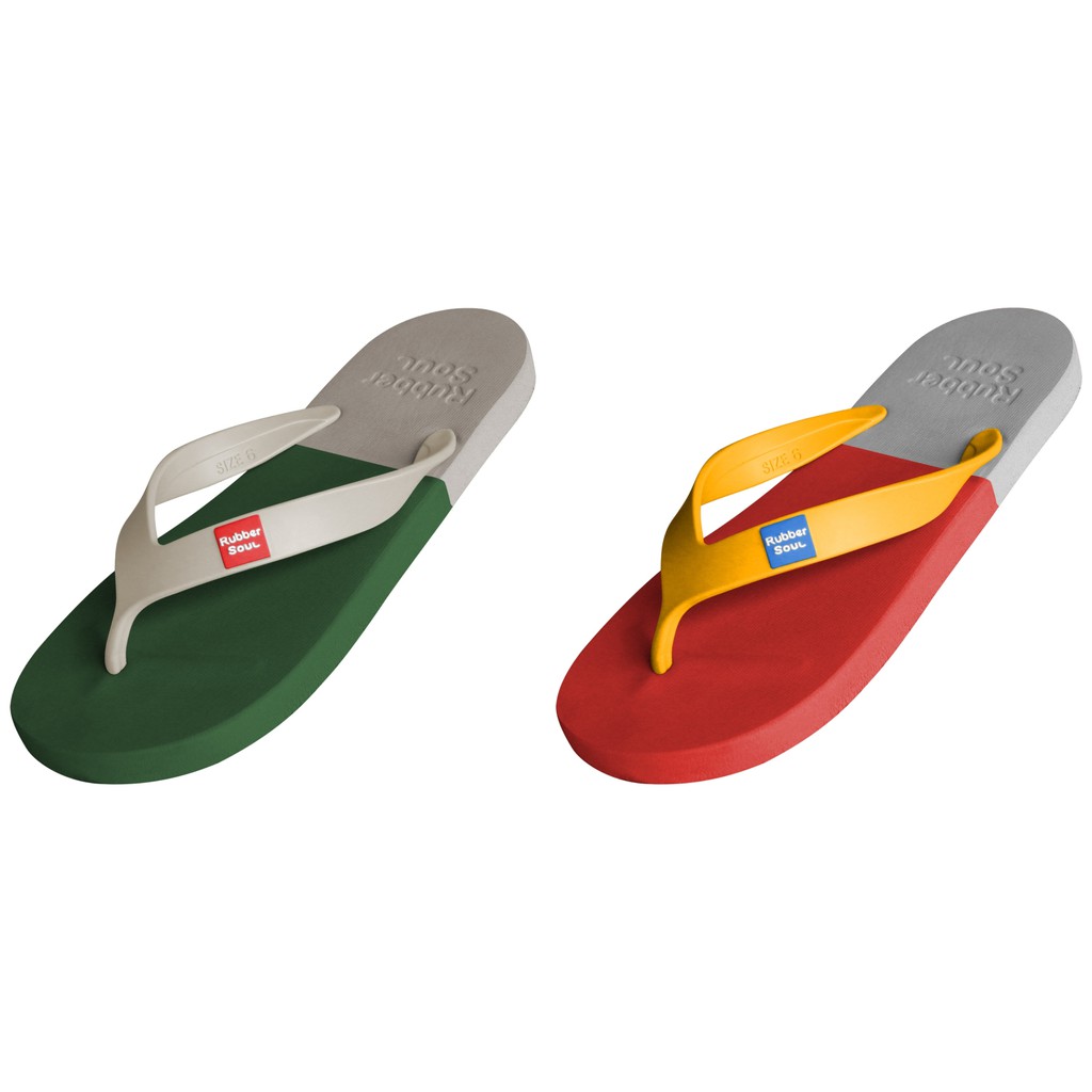 Rubber soul flip flops on sale