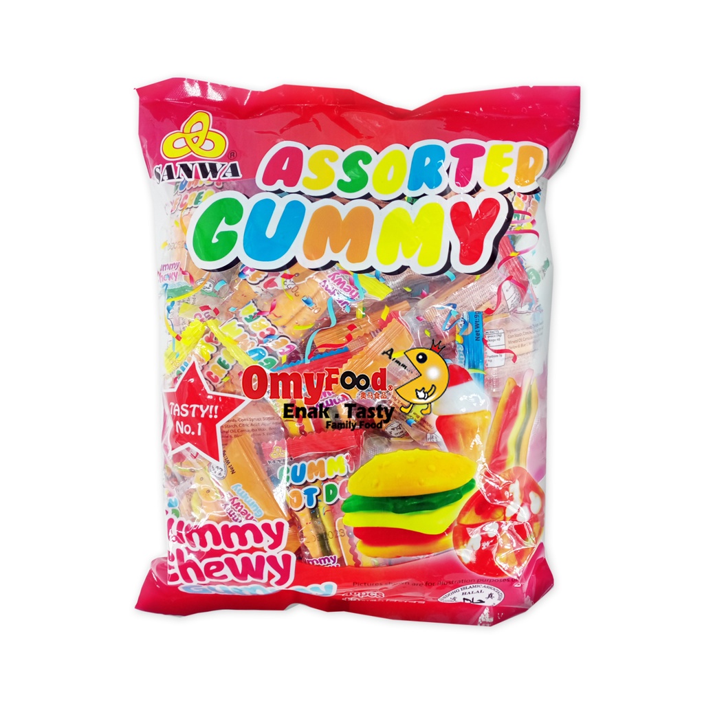 VKA / Hapi / Sanwa Chewy Gummy Monster Candy [Pizza / Burger / Assorted ...