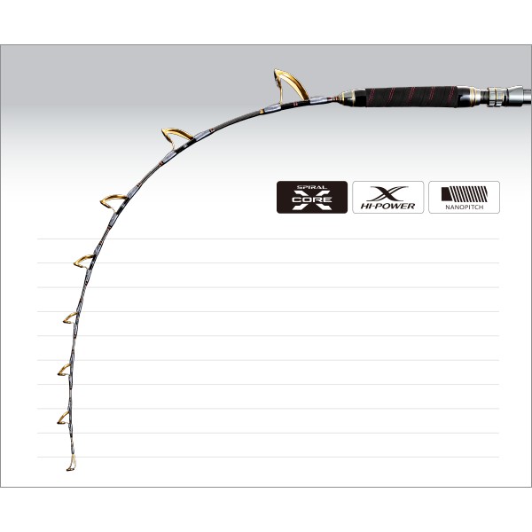2020 SHIMANO ARCIERA BG M135 1 PIECE BIG GAME BOAT ROD WITH 1 YEAR