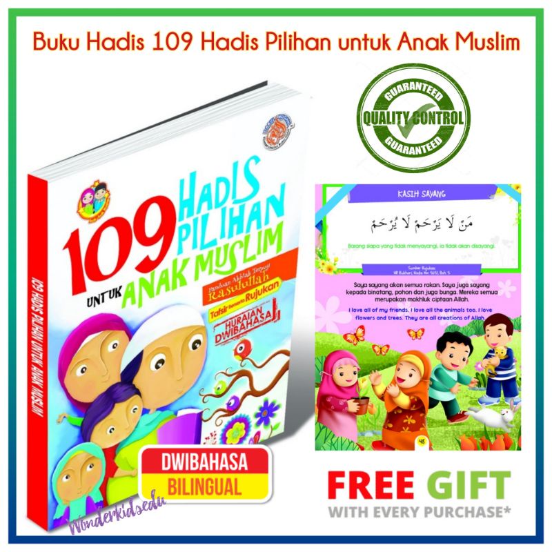 Buku Hadis Kanak Kanak 109 Hadis Pilihan Untuk Anak Muslim | Buku ...