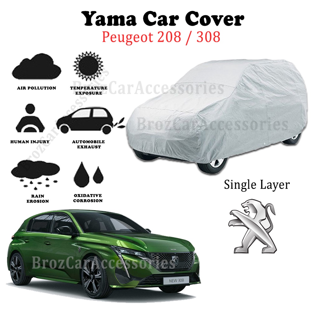 Selimut kereta Yama Car Covers - For Peugeot 208 / 308 SUV Size