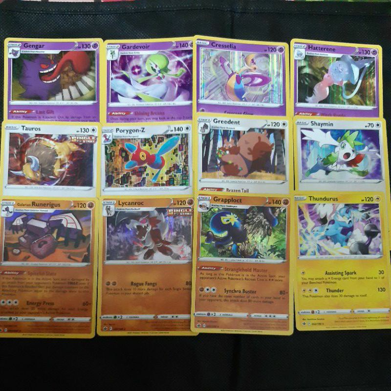 Pokemon Card TCG: Chilling Reign: Gengar / Gardevoir / Cresselia ...