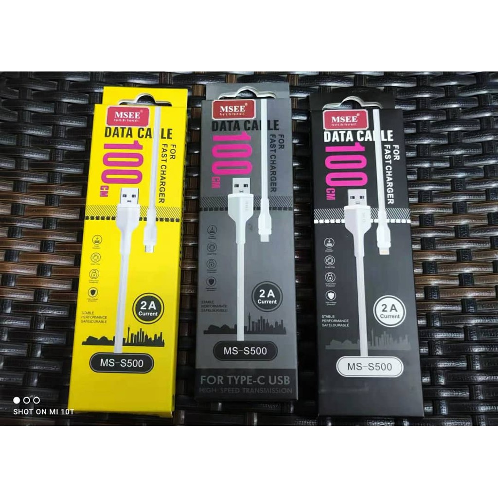 🔥READY STOCK🔥 Usb Cable MSEE 2A (1Meter) | Shopee Malaysia
