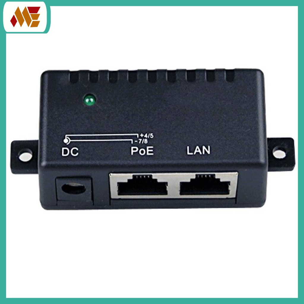 CCTV IP camera 10/100mbps Injector Cube POE Splitter 48v | Shopee Malaysia