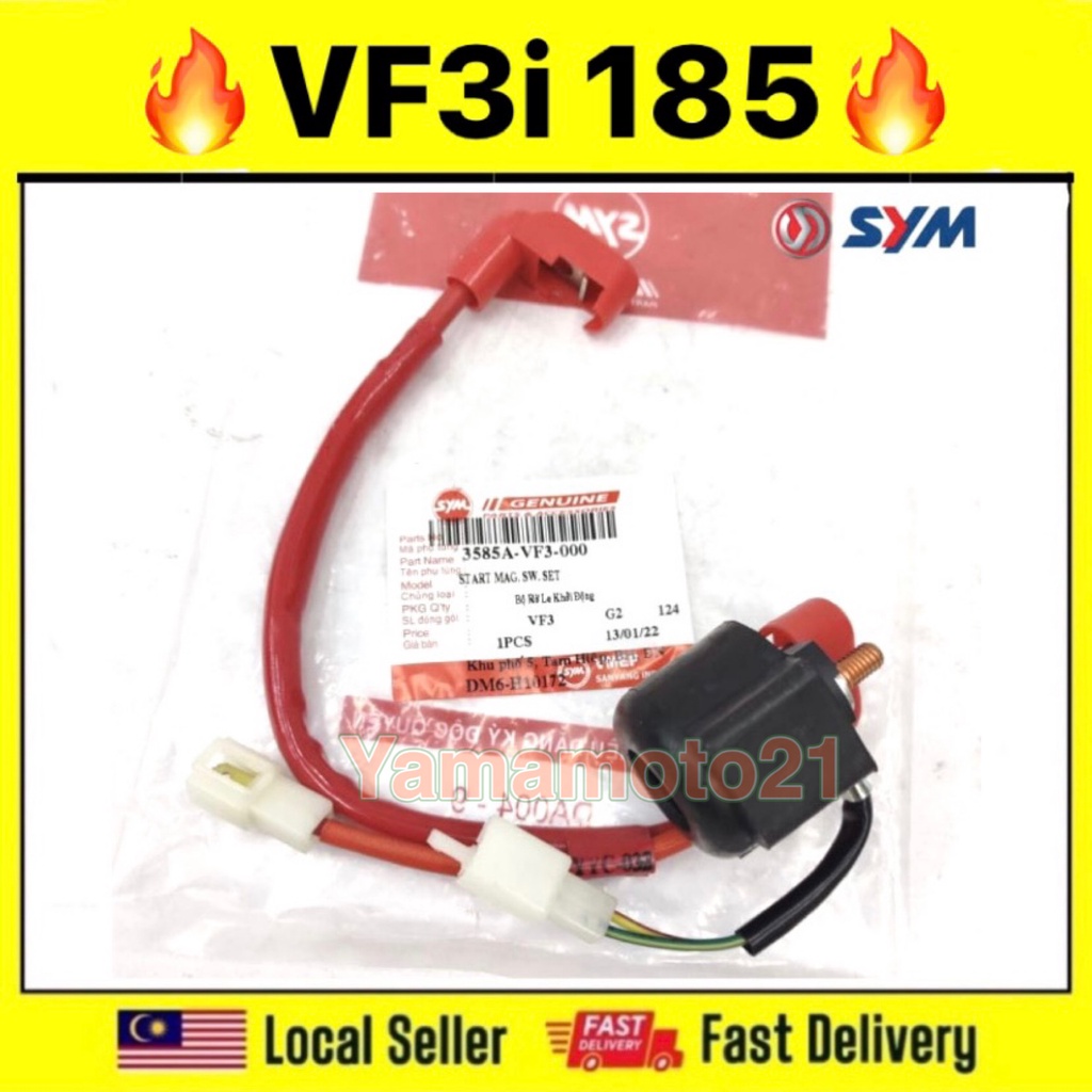 SYM185 VF3i VF3 STARTER RELAY 3585AVF3000 ORIGINAL SYM vf3 185 vf3185