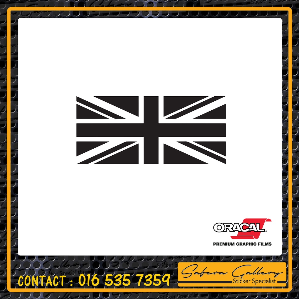 Bendera Union Jack / Great Britain Sticker Cutting | Shopee Malaysia