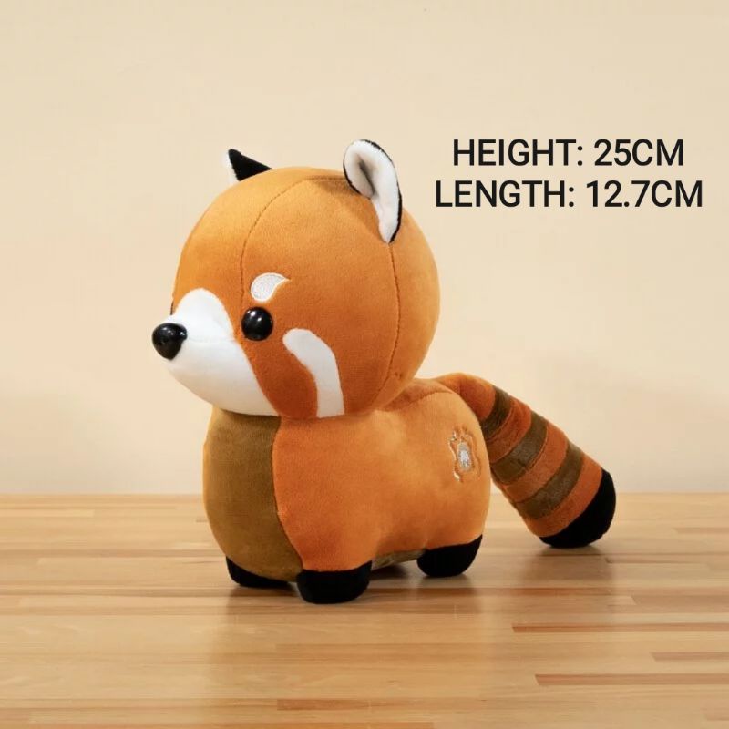 (MEDIUM SIZE) BELLZI RED PANDI THE RED PANDA (HEIGHT: 25CM, LENGTH: 12