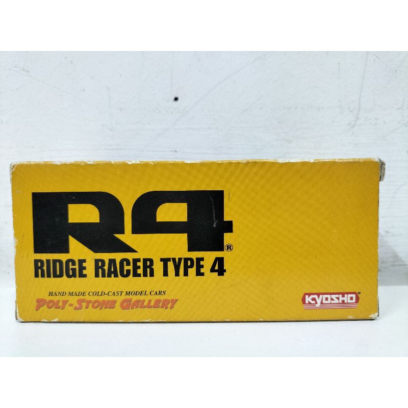 1/43 KYOSHO X NAMCO LIMITED R4 RIDGE RACER TYPE 4 COMBO 2PCS 1/43 KYOSHO X NAMCO LIMITED R4 RIDGE RACER TYPE 4 COMBO 2PCS