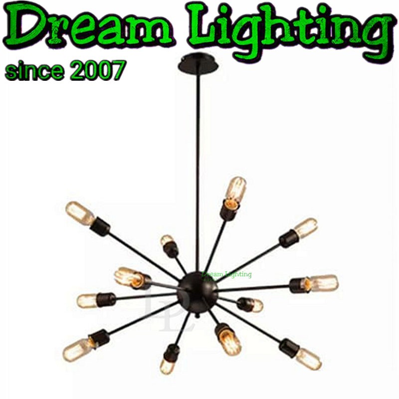 Dream Lighting / 12 Lights Modern Vintage Industrial Loft pendant light