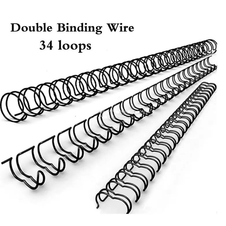 Double Wire Binding Spines ,Wire o ring 34 Loops (A4) Shopee Malaysia