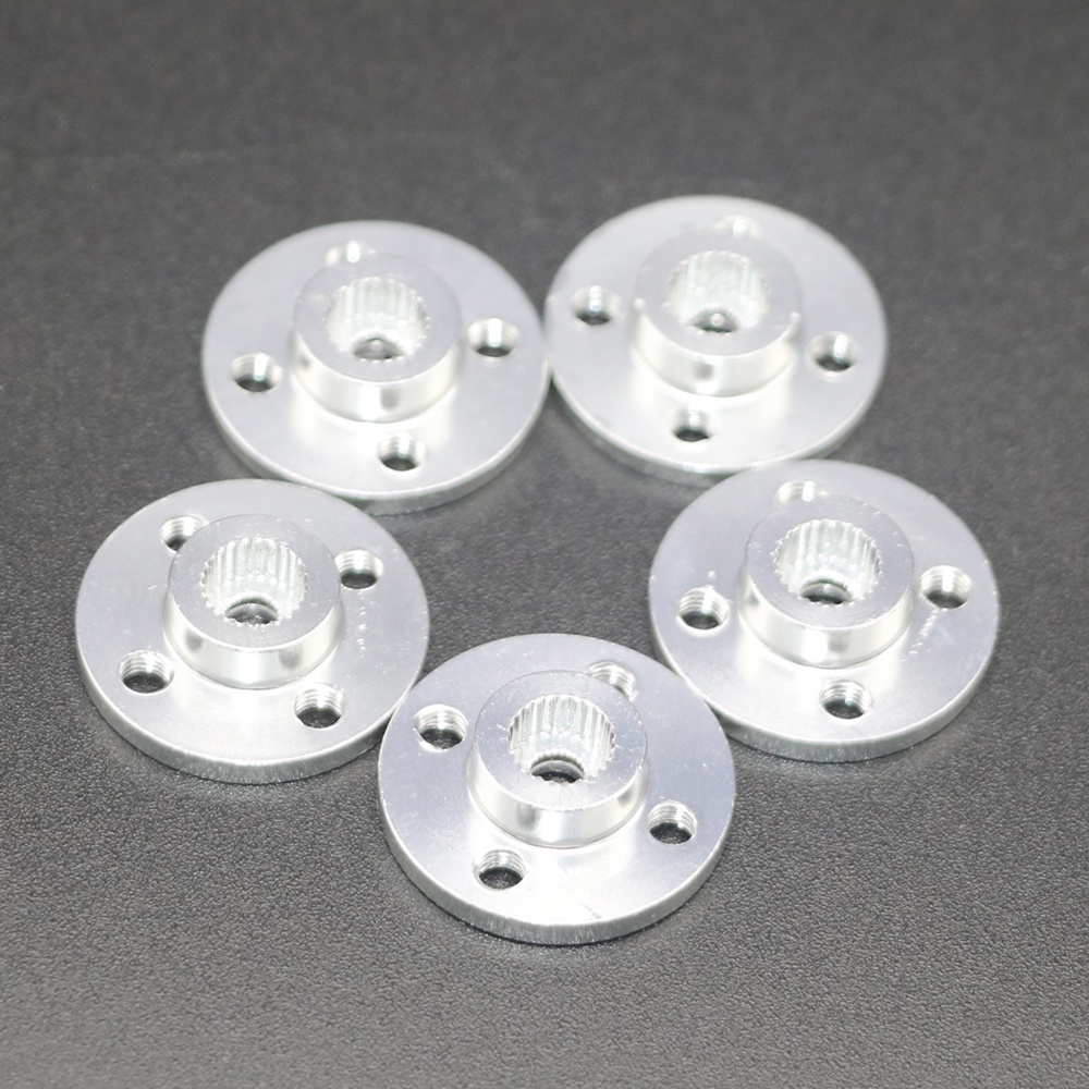HALJIA 6 Piezas Metal Servo Arm 25T Disco Matal Horns para RC Servos Robot de DIY