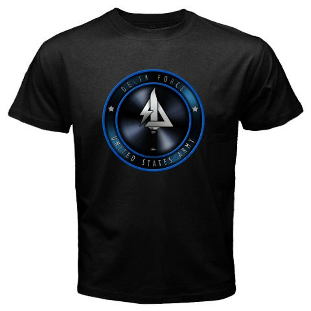 New Delta Force Army United States Logo Mens Black T-Shirt | Shopee ...