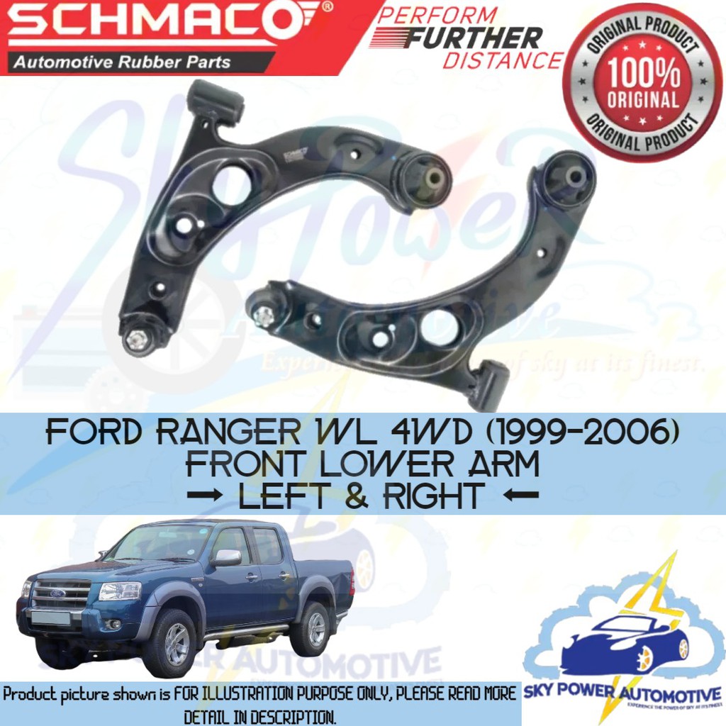 FORD RANGER WL 4WD (1999-2006) SCHMACO LOWER ARM (FRONT LEFT & RIGHT ...